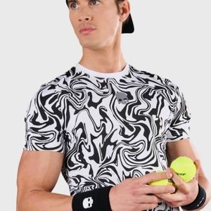 Hydrogen Chrome Tech Tee White & Black